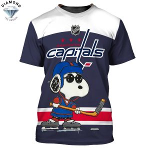Personalized Washington Capitals x Peanuts 3D T-Shirt