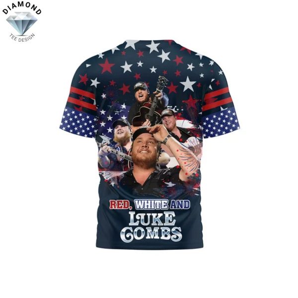 Red White And Luke Gombs 3D T-Shirt