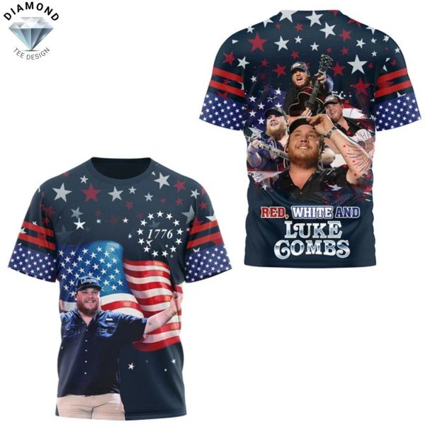 Red White And Luke Gombs 3D T-Shirt