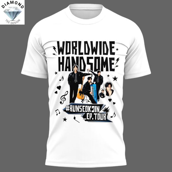 Runseokjin EP Tour 2025 Worldwide Handsome 3D T-Shirt – White