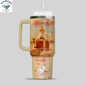 Sabrina Carpenter Manchild Tumbler With Handle And Straw