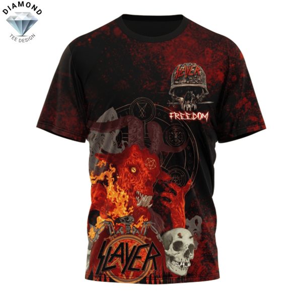 Slayer Freedom Was Forged In Fire Now It Burns In Silence 3D T-Shirt