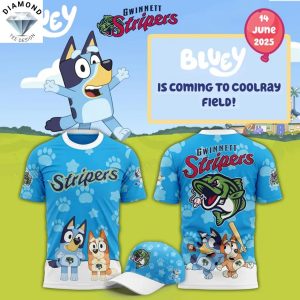 Striper Gwinnetts x Bluey Day 2025 3D T-Shirt