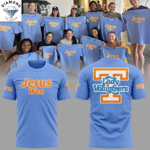 Tennessee Volunteers Lady Jesus Won 3D T-Shirt
