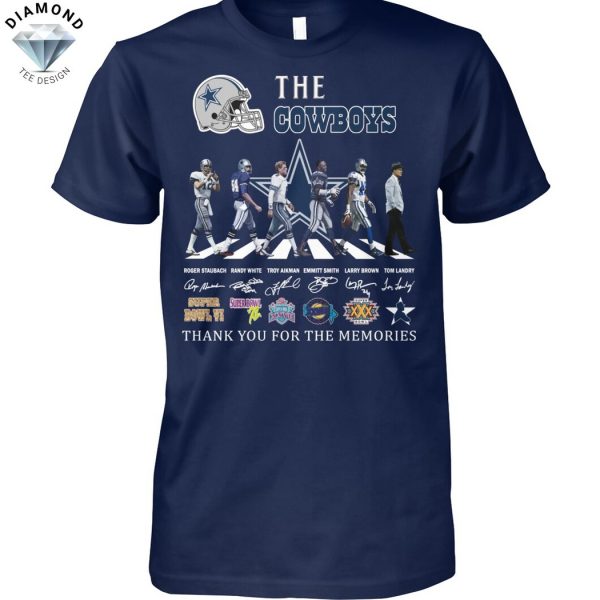 The Dallas Cowboys Signature Thank You For The Memories Unisex T-Shirt