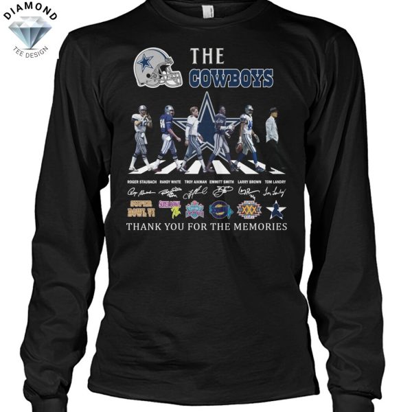 The Dallas Cowboys Signature Thank You For The Memories Unisex T-Shirt