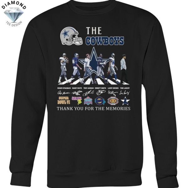 The Dallas Cowboys Signature Thank You For The Memories Unisex T-Shirt