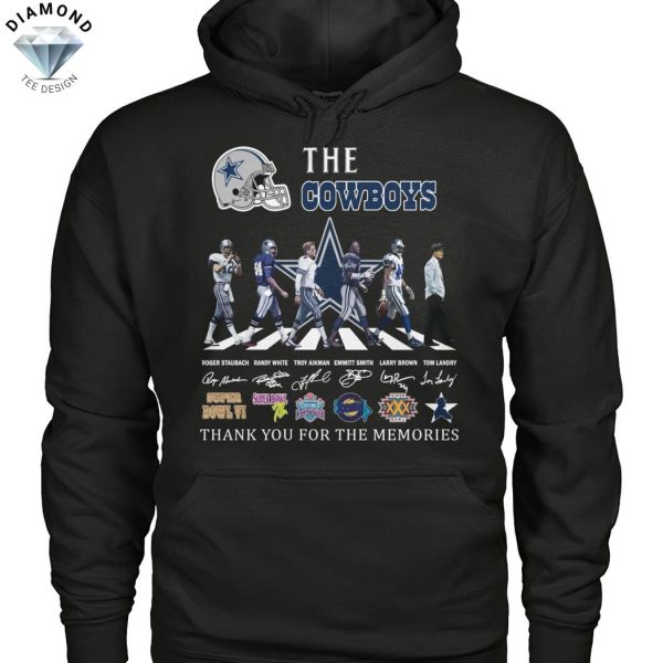The Dallas Cowboys Signature Thank You For The Memories Unisex T-Shirt