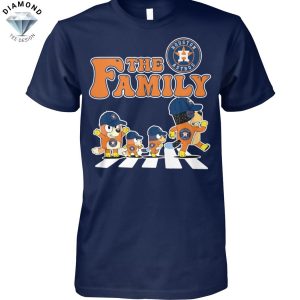 The Family Bluey x Houston Astros Unisex T-Shirt