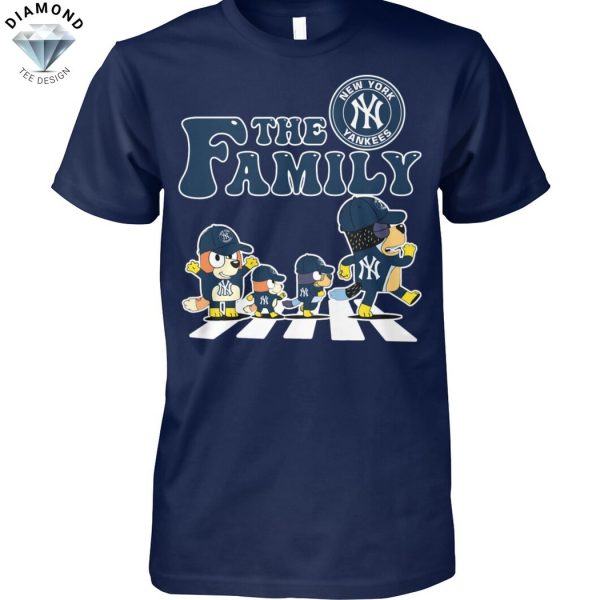 The Family Bluey x New York Yankees Unisex T-Shirt