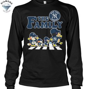 The Family Bluey x New York Yankees Unisex T-Shirt