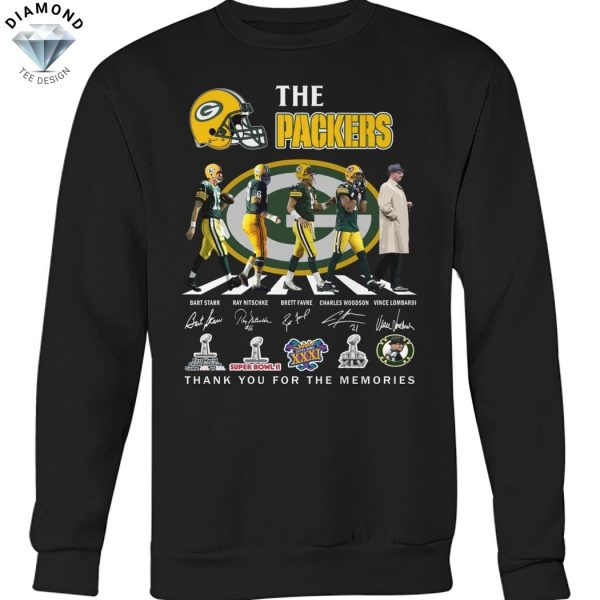 The Green Bay Packers Signature Thank You For The Memories Unisex T-Shirt