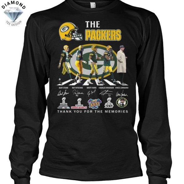 The Green Bay Packers Signature Thank You For The Memories Unisex T-Shirt