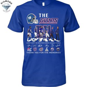 The New York Giants Signature Thank You For The Memories Unisex T-Shirt