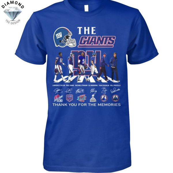 The New York Giants Signature Thank You For The Memories Unisex T-Shirt