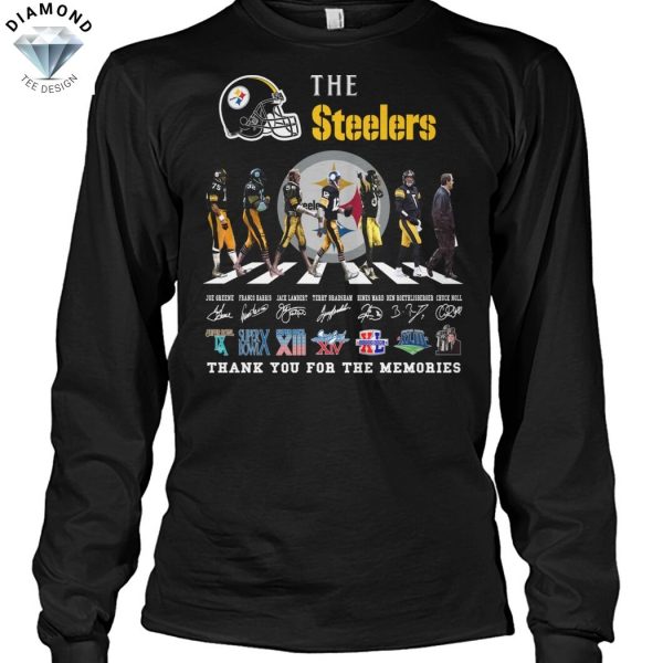 The Pittsburgh Steelers Signature Thank You For The Memories Unisex T-Shirt