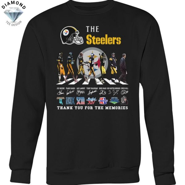 The Pittsburgh Steelers Signature Thank You For The Memories Unisex T-Shirt