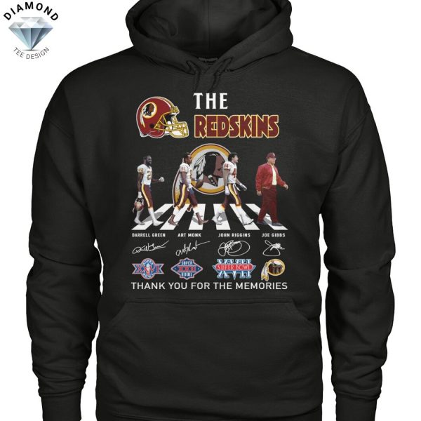 The Redskins Washington Commanders Signature Thank You For The Memories Unisex T-Shirt