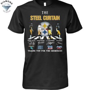 The Steel Curtain Pittsburgh Steelers Signature Thank You For The Memories Unisex T-Shirt