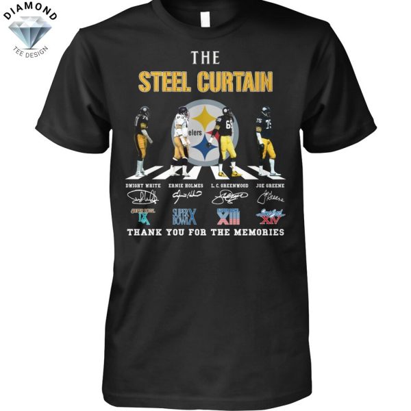 The Steel Curtain Pittsburgh Steelers Signature Thank You For The Memories Unisex T-Shirt