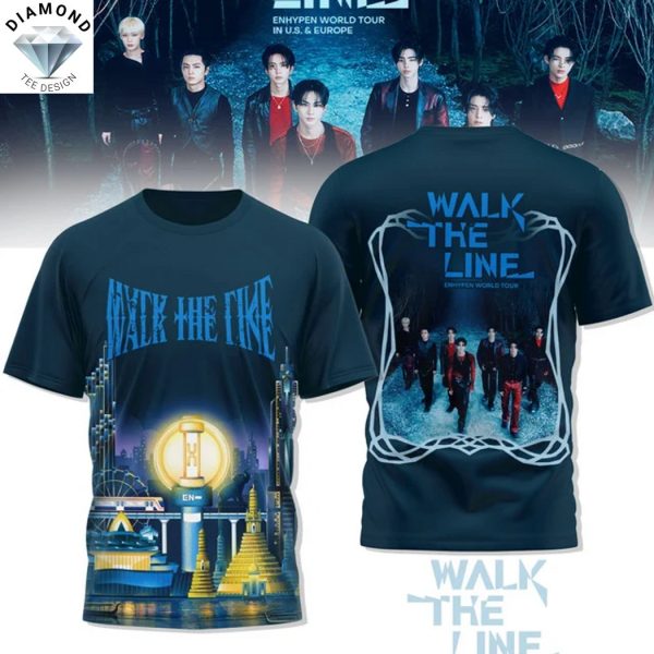 Walk The Line Enhypen 3D T-Shirt