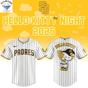 2025 San Diego Padres x Hello Kitty Baseball Jersey