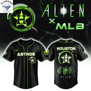 Alien x Houston Astros Baseball Jersey