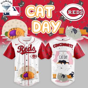 Cincinnati Reds Cat Day Baseball Jersey