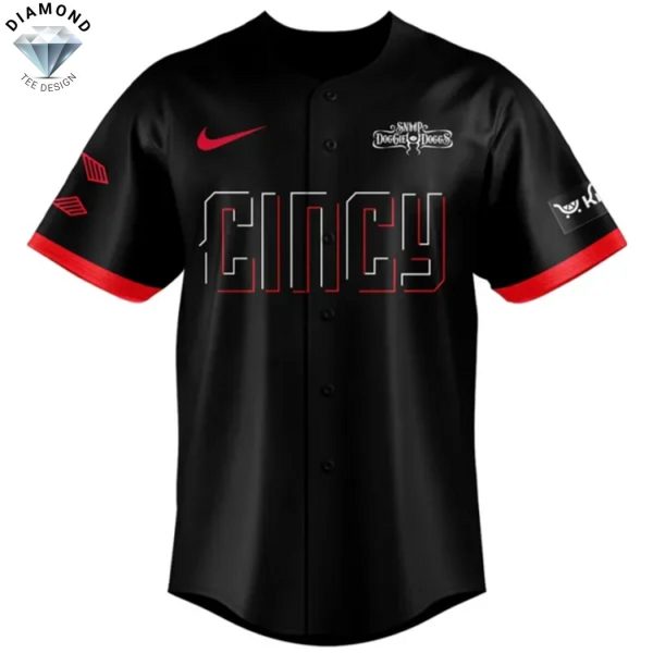 Cincinnati Reds Snoop Dogg Post-Game Concert Baseball Jersey