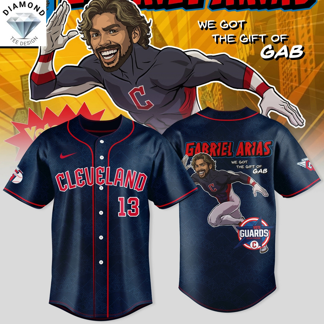 Cleveland Guardians All-Star Gabriel Arias Baseball Jersey Cleveland Guardians All-Star Gabriel Arias Baseball Jersey