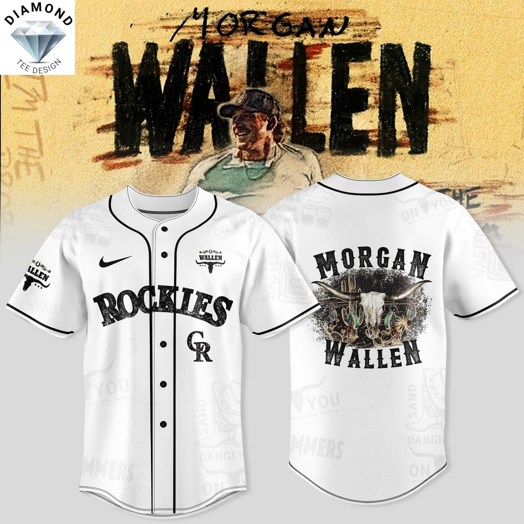 Colorado Rockies x Wallen Morgan Tour 2025 Baseball Jersey Colorado Rockies x Wallen Morgan Tour 2025 Baseball Jersey