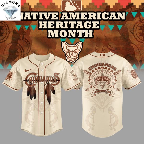 El Paso Chihuahuas Native American Heritage Month Baseball Jersey