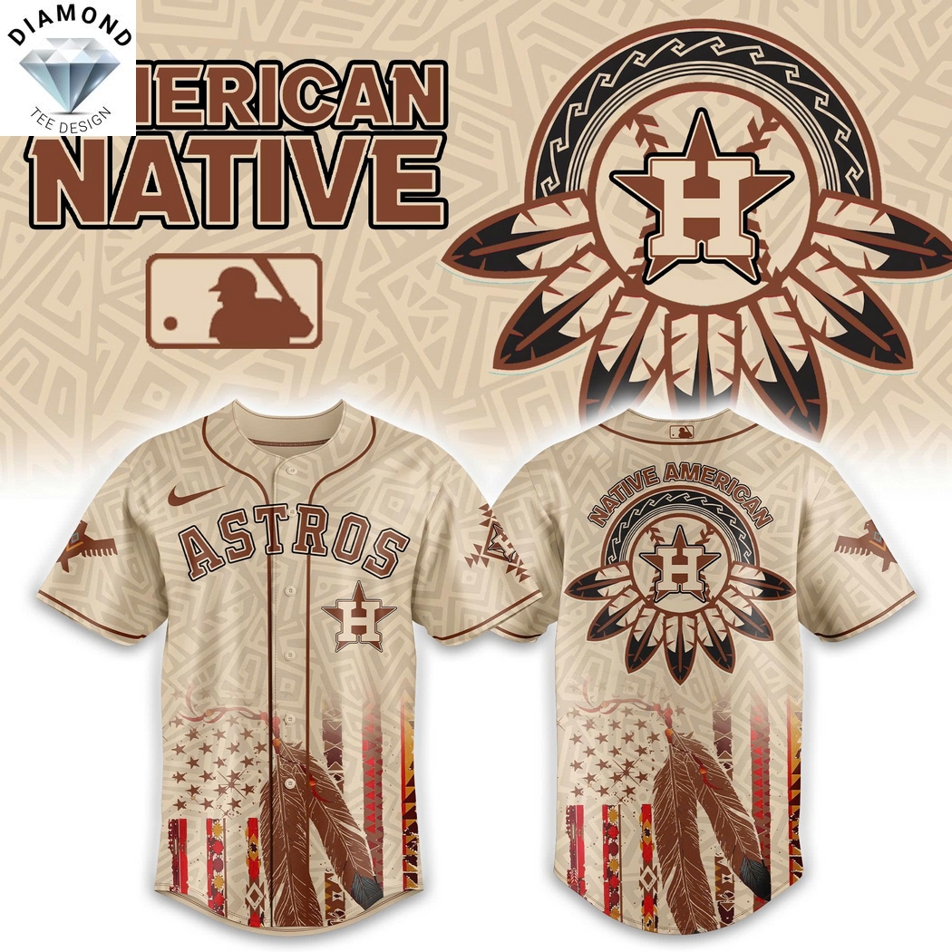 Houston Astros x Native American Heritage 2025 Baseball Jersey Houston Astros x Native American Heritage 2025 Baseball Jersey