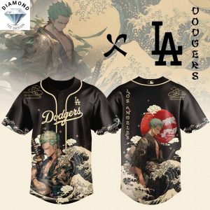 Los Angeles Dodgers Roronoa Zoro Baseball Jersey
