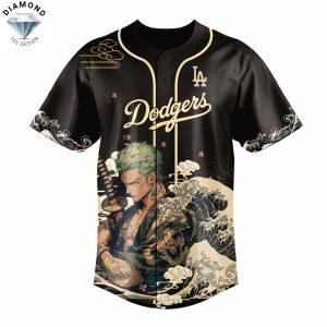 Los Angeles Dodgers Roronoa Zoro Baseball Jersey