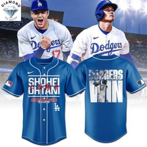 Los Angeles Dodgers Shohei Ohtani Heroes Of The Game Signature Baseball Jersey