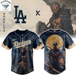 Los Angeles Dodgers Spider Man Baseball Jersey