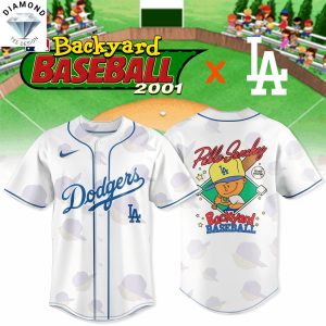 Los Angeles Dodgers x Backyard Pablo Sanchez Baseball Jersey – White