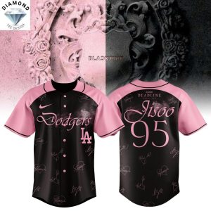 Los Angeles Dodgers x BlackPink Deadline World Tour 2025 Jisoo Signature Baseball Jersey