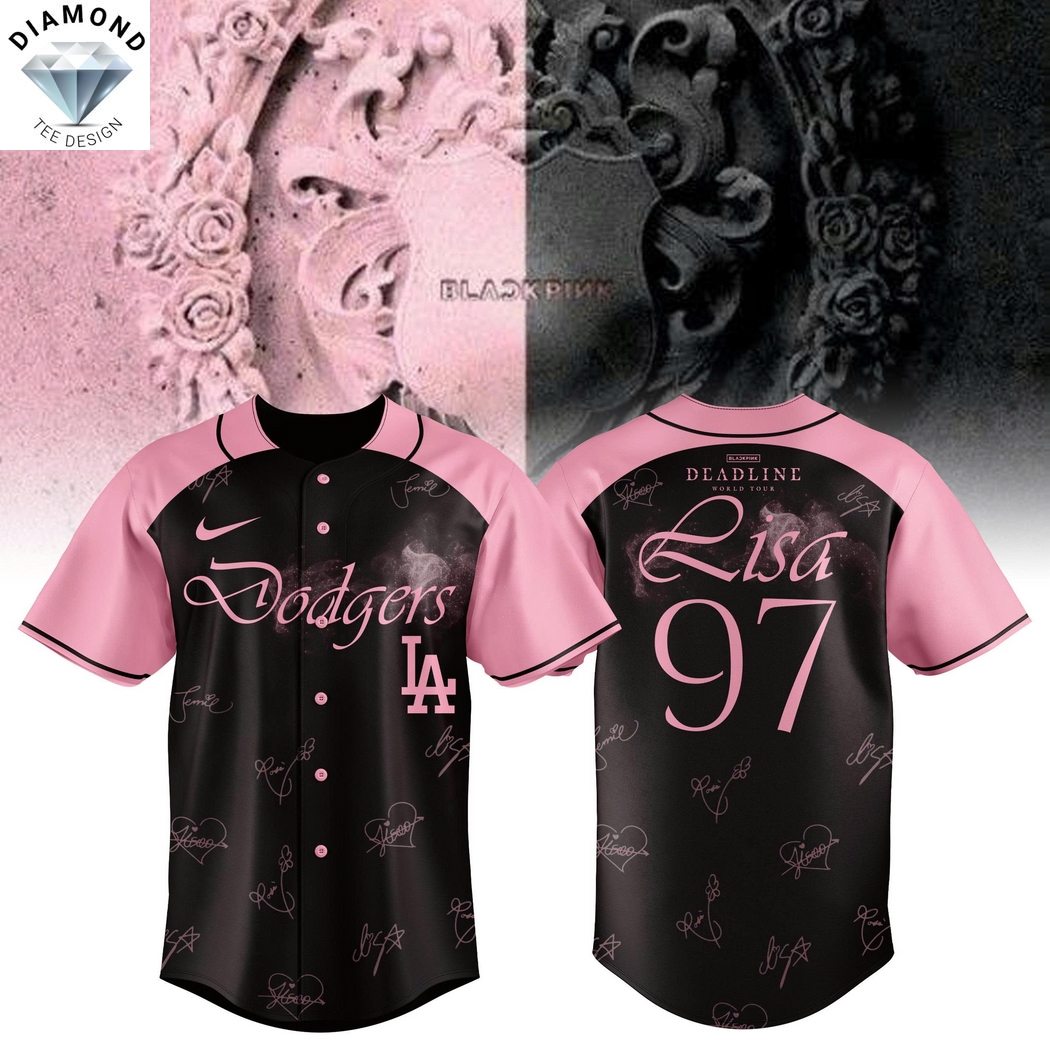 Los Angeles Dodgers x BlackPink Deadline World Tour 2025 Lisa Baseball Jersey Los Angeles Dodgers x BlackPink Deadline World Tour 2025 Lisa Baseball Jersey