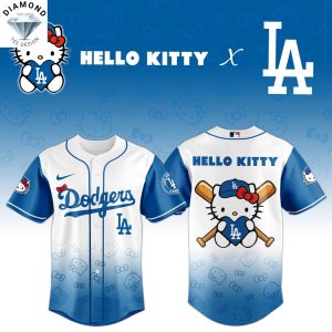 Los Angeles Dodgers x Hello Kitty Night 2025 Baseball Jersey