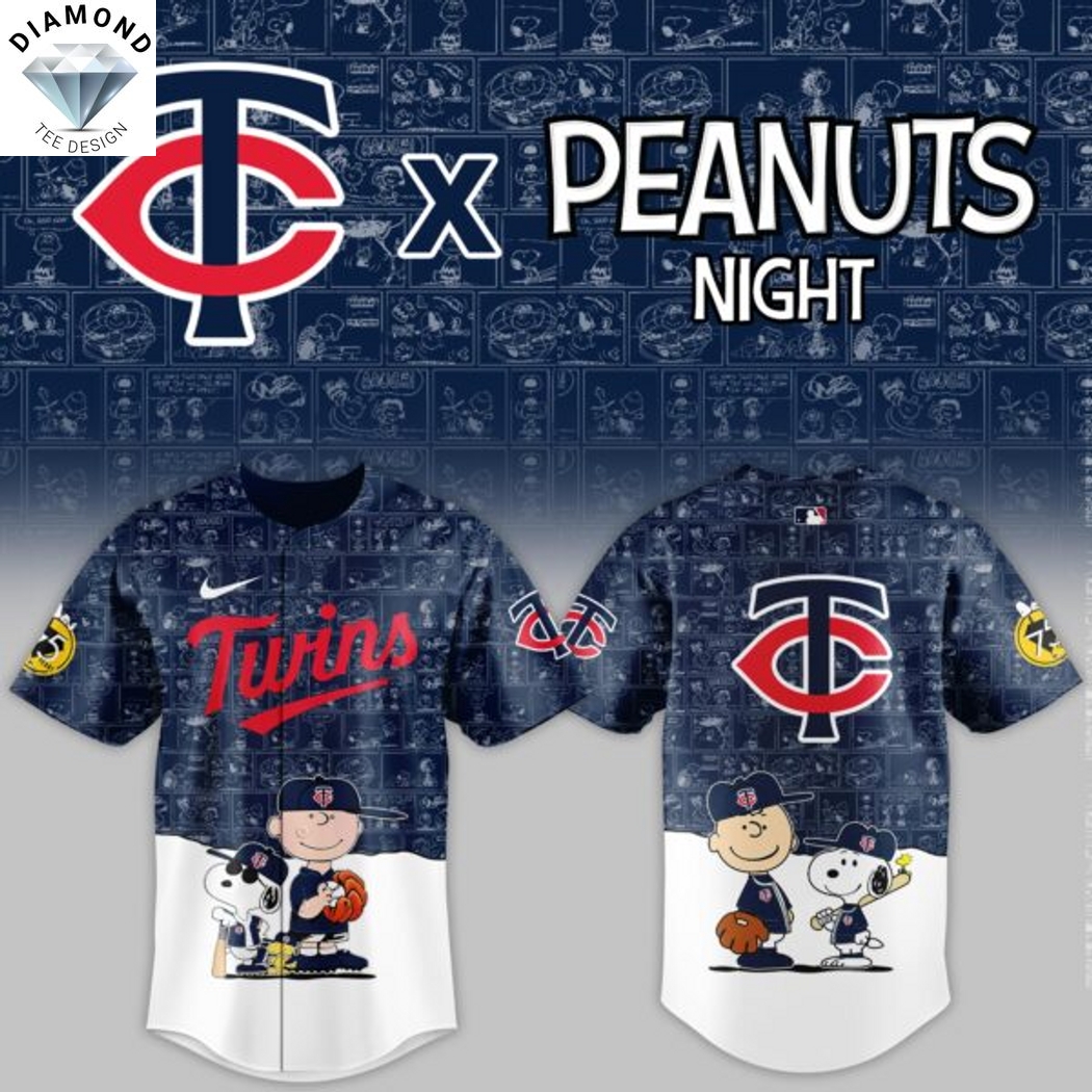 Minnesota Twins 2025 Peanuts Night Baseball Jersey Minnesota Twins 2025 Peanuts Night Baseball Jersey