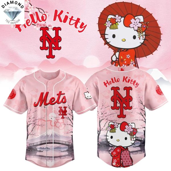 New York Mets Kitty-Chan Baseball Jersey