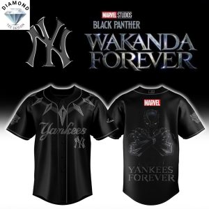 New York Yankees x Black Panther Baseball Jersey