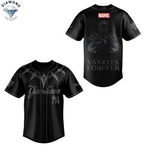 New York Yankees x Black Panther Baseball Jersey