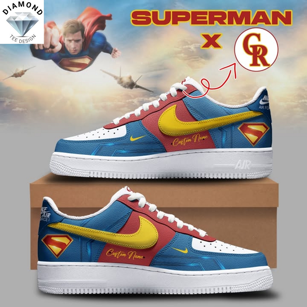Personalized Colorado Rockies x Superman Air Force 1 Personalized Colorado Rockies x Superman Air Force 1