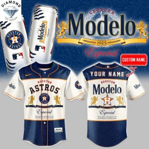 Personalized Houston Astros x Modelo Especial Version 2025 Baseball Jersey