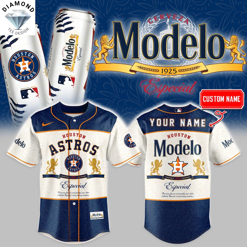 Personalized Houston Astros x Modelo Especial Version 2025 Baseball Jersey Personalized Houston Astros x Modelo Especial Version 2025 Baseball Jersey