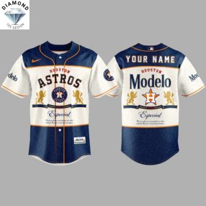 Personalized Houston Astros x Modelo Especial Version 2025 Baseball Jersey