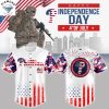 Personalized Texas Rangers x The 4th of July x Military Baseball Jersey